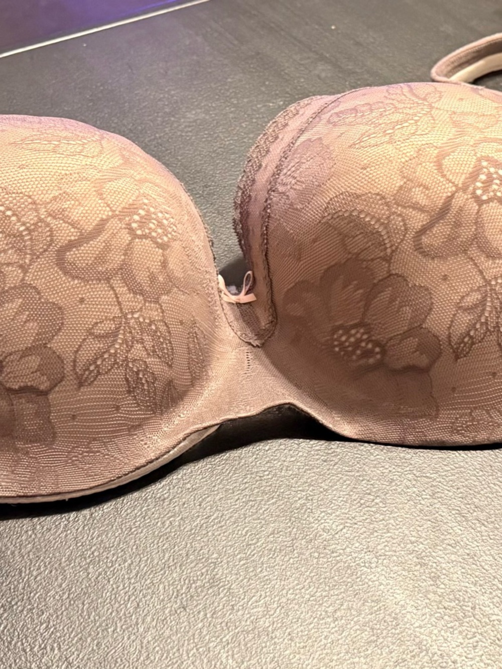 Cacique Lace Molded T-Shirt Bra in Dusty Pink